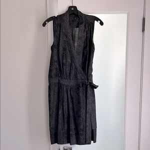 Theory silk wrap dress